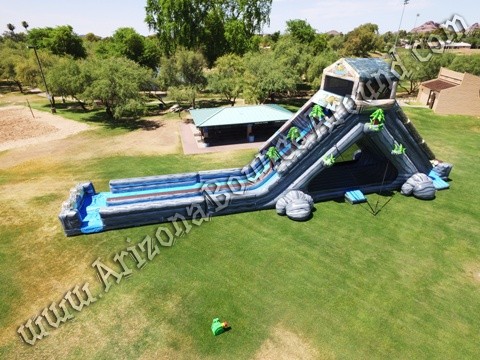 31' Tall Dual Lane Alpine Slide - Snowzilla Slide Rental Phoenix Arizona